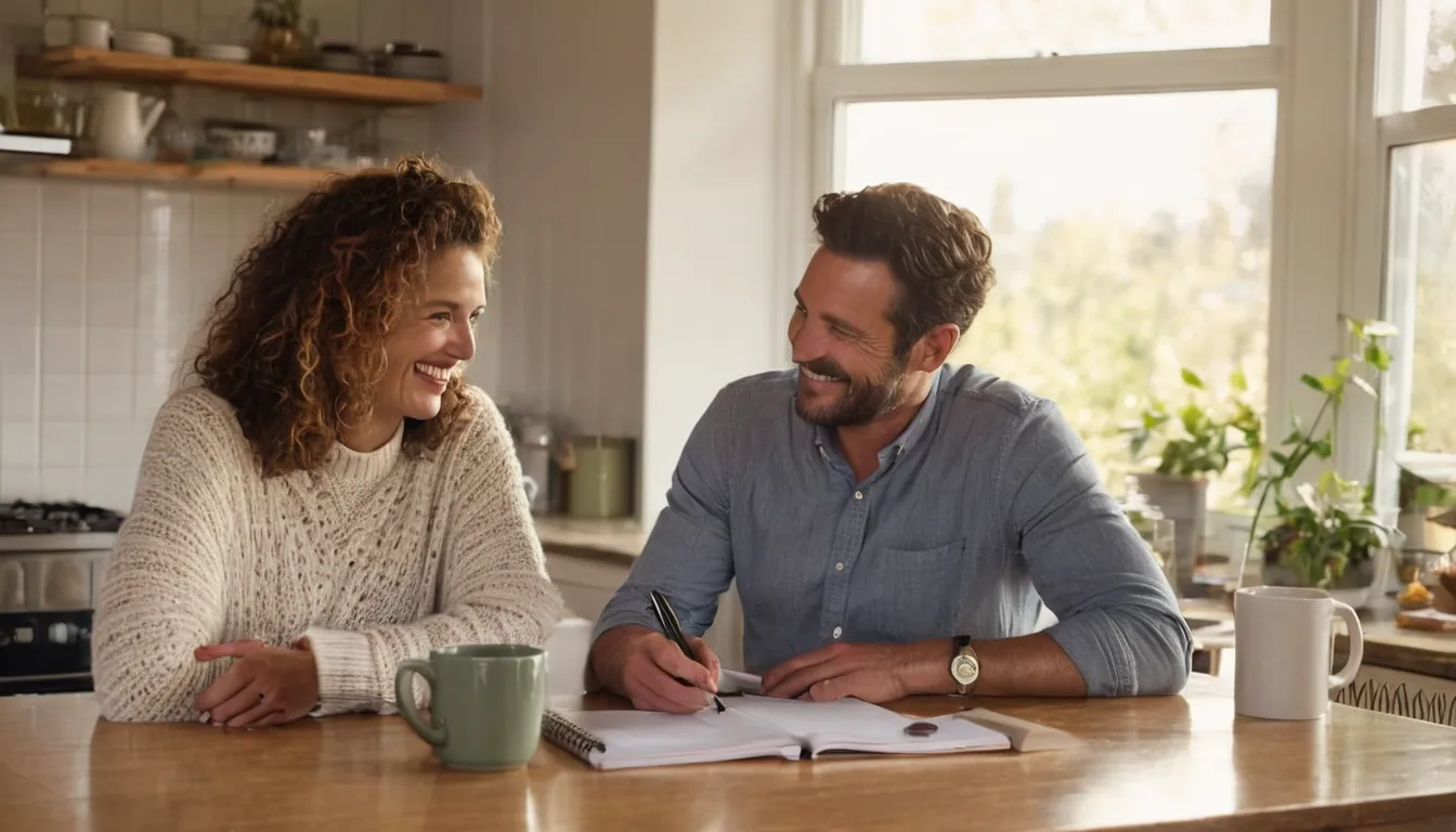 Homeowner comparing written estimates at the kitchen table